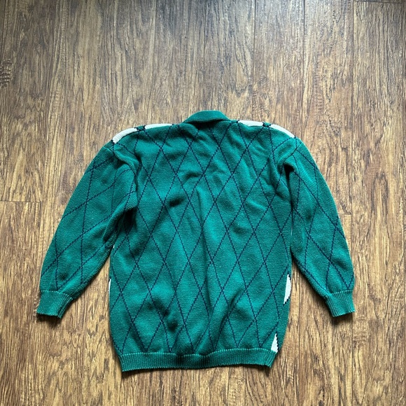 Vintage argyle sweater - Picture 2 of 8
